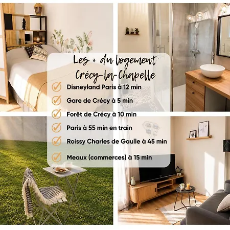 Appartement A 12 Min De Disneyland Et 45 Min De Paris Crecy-la-Chapelle
